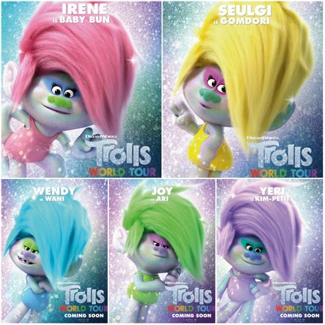 Red Velvet Introduces Their Adorable Characters In Animated Movie "Trolls"