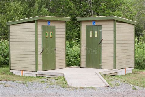 Outdoor Restroom Facilities Stock Photo - Image: 57180877