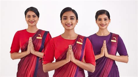 Air India unveils new uniforms for cabin crew - The Hindu