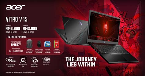 Acer Nitro V 15 Gaming Laptop Now Available In Malaysia