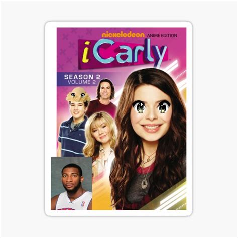 "iCarly - Anime edition" Sticker for Sale by AdvilOfficial | Redbubble