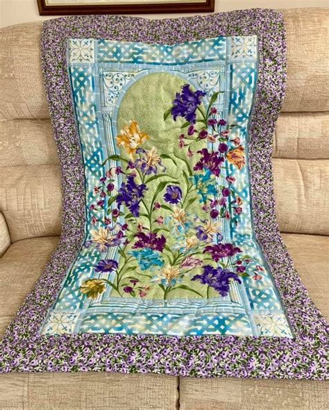 Handmade lap quilt quilted blanket lap blanket beautiful | Etsy in 2021 | Pretty quilt, Lap ...