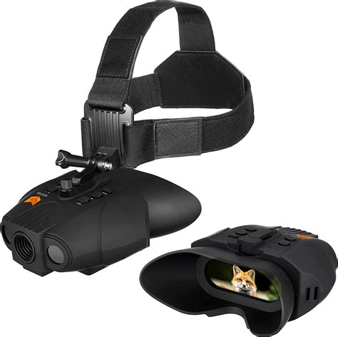 Nightfox Swift Night Vision Goggles | Head Mounted | Wide Viewing Angle, 1x Magnification ...