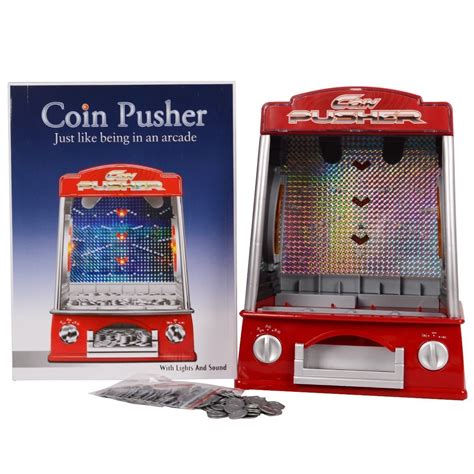 Mini Coin Pusher Arcade Game Machine , Lights and Sounds,150 Play Coins - Walmart.com