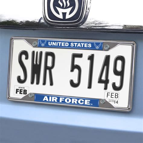 U.S. Air Force License Plate Frame | Fanmats - Sports Licensing ...