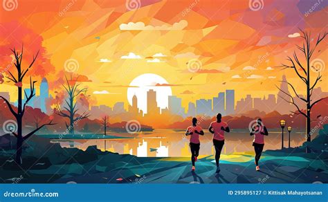 Marathon Winner Finish Background and Group of Runners for Poster Generative AI Stock ...