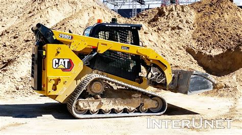 Operating CAT 299D3 Track Loader - CONEXPO 2020 - YouTube