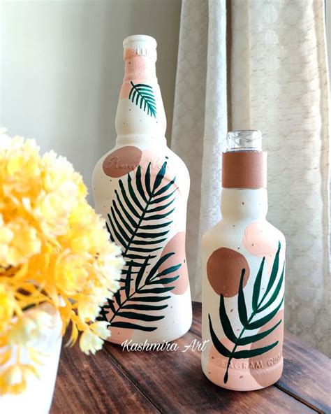 Kashmira Art | Home Decor DIY on Instagram: “Boho art on bottle ️ ...