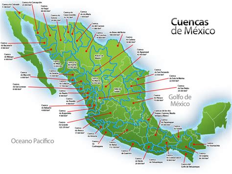 Mapa De Rios Y Lagos De Mexico - ouiluv