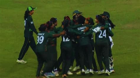 In the second ODI of the series, Bangladesh women's team defeated ...