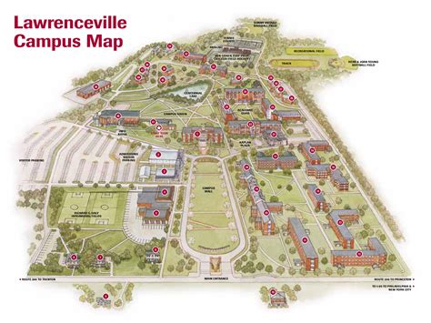 Lawrenceville School Campus Map - Australia Map