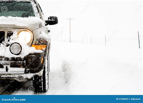 SUV in snow stock photo. Image of automobile, sports, transportation - 2184842