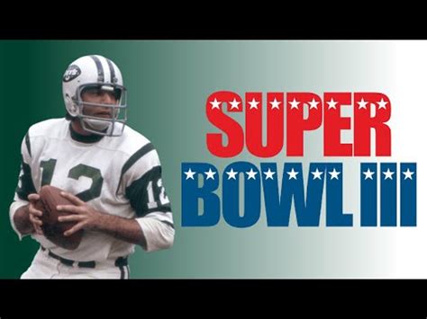 Super Bowl III Highlights - YouTube