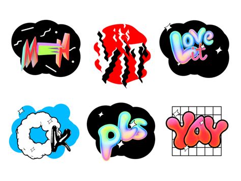 GIPHY Animated Stickers Pack :: Behance