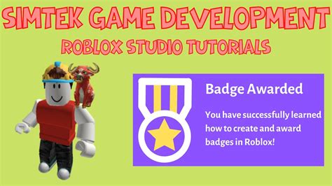 How to Add Badges to Your Roblox Game - YouTube