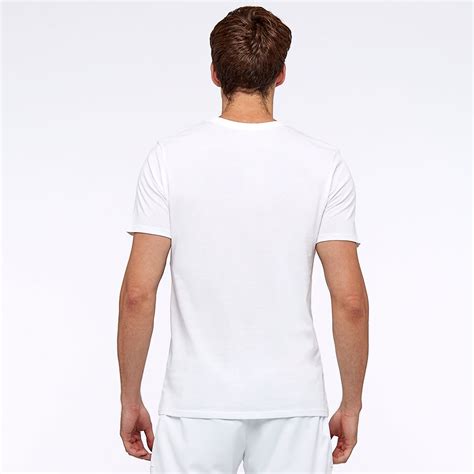 Nike Wimbledon Tennis Court Tee - Mens Clothing - White