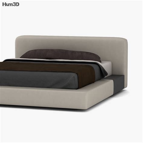 King Living Jasper Bed 3D model - Download in MAX, OBJ, FBX, C4D