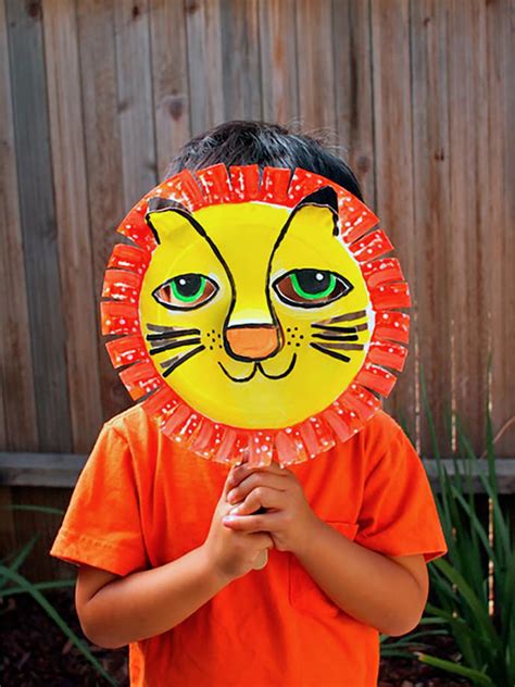 DIY Paper Lion Mask | Handmade Charlotte