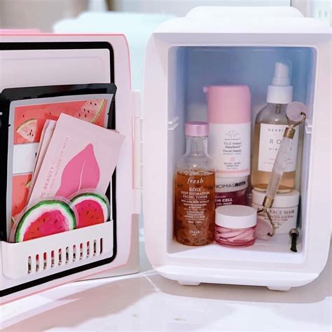 KNC BEAUTY® on Instagram: “all we want this year is a pink mini fridge ...