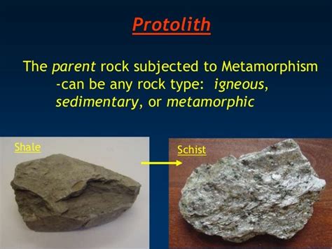 Metamorphic rocks