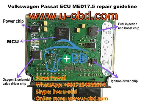 How to repair Volkswagen ECU BOSCH MED17.5 Motronic ECU