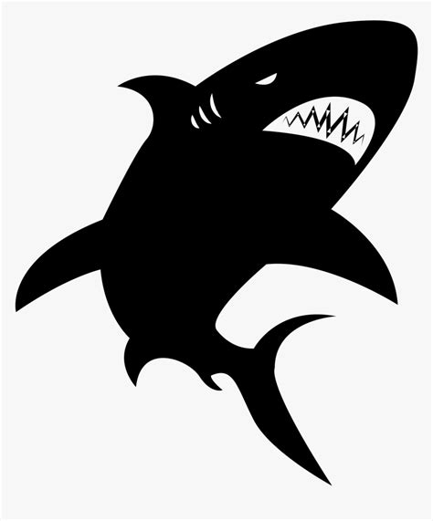 Shark Silhouette Svg, HD Png Download - kindpng