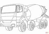 Cement Truck coloring Page  Free Printable Coloring Pages sketch template