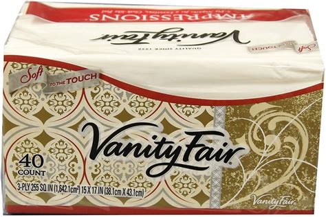 Pre Folded 4 40 CT Vanity Fair Dinner Napkins Cocktail Napkins Bar ...