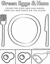 Green Eggs And Ham Coloring Pages For Kids sketch template