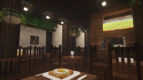 Minecraft | Pub/Bar interior design Minecraft Map