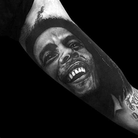 60 Bob Marley Tattoos For Men - Jamaican Design Ideas | Bob marley tattoo, Tattoos for guys, Bob ...