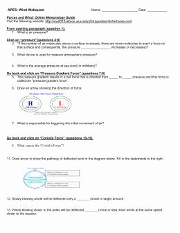 50 Global Wind Patterns Worksheet