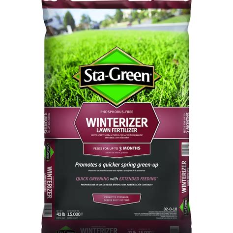 Sta-Green Winterizer 15000-sq ft 32-0-10 Winterizer in the Lawn Fertilizer department at Lowes.com