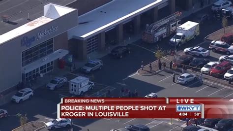 2 dead, suspect apprehended following shooting at Kroger near Louisville