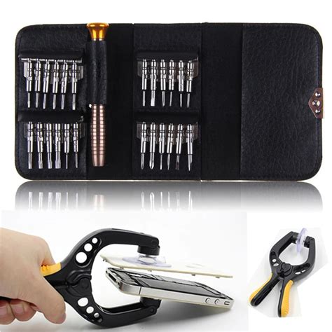 26 in 1 Smart Mobile Phone LCD Screen Opening Repair Tools Screwdriver ...