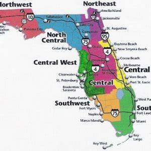 Gulf Coast Cities In Florida Map