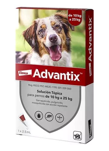 Advantix® Perros 1 X 2.5 Ml, Ampolleta Antipulgas Para Perro