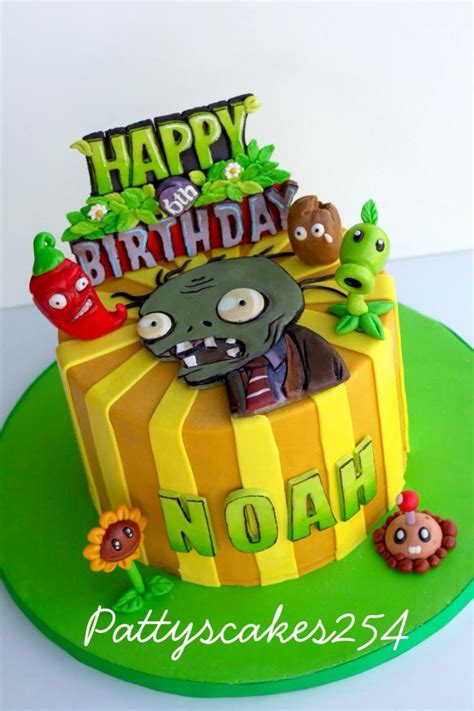 Plants Vs Zombies Zombie Cake