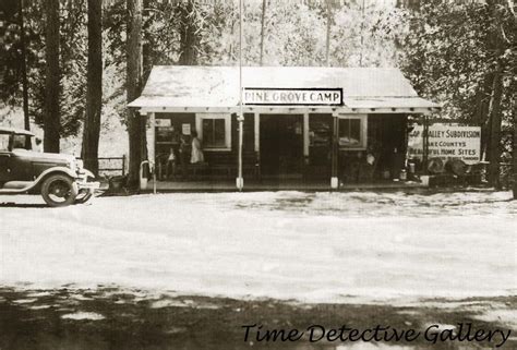 Pine Grove Camp, Amador County, California - 1931 - Historic Photo Print | eBay | Pine grove ...