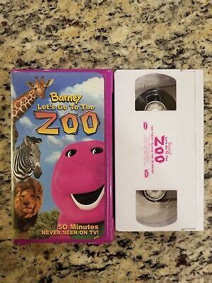 Barney - Lets Go to the Zoo (VHS, 2001) Barney VHS Clamshell- Barney and Friends | eBay