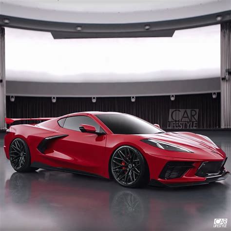 The 2020 Corvette C8 Stingray lowered with some aero and some new ...