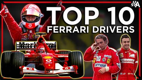 F1's Top 10 Ferrari Drivers of All Time - YouTube