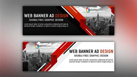 Web Banner For Business Promotion Free PSD Download – GraphicsFamily