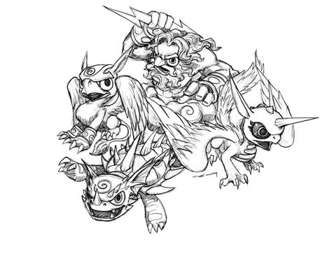 Free Printable Skylander Giants Coloring Pages For Kids