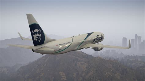 Alaska Airlines Boeing 737 Livery Pack - GTA5-Mods.com