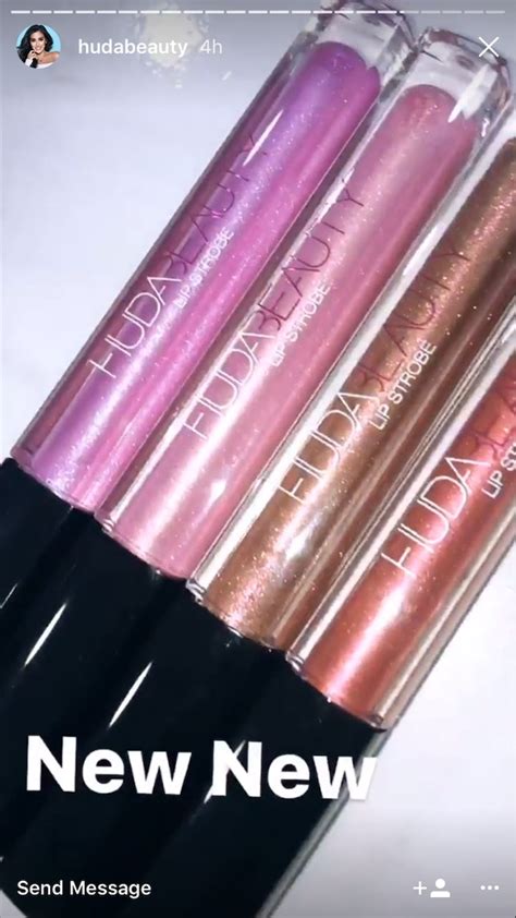 Huda Beauty Created A Highlighter For Your Lips & The First Look Is Magical