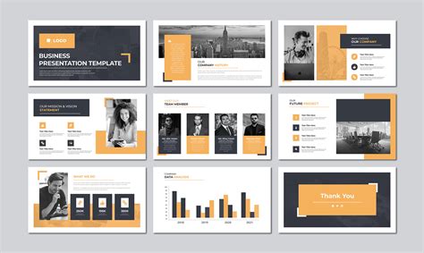 Minimalist Business Presentation - Powerpoint Template :: Behance