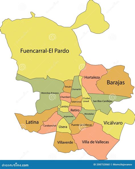 Experimentar deuda reaccionar mapa de madrid por barrios Al aire libre Valle Amabilidad