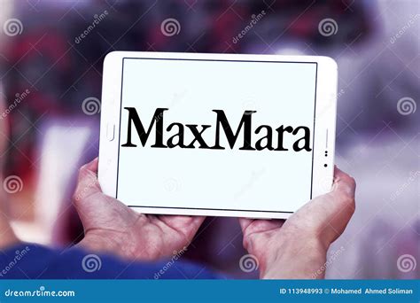 Max Mara Fashion Brand Logo Editorial Stock Photo - Image of mara, emblem: 113948993