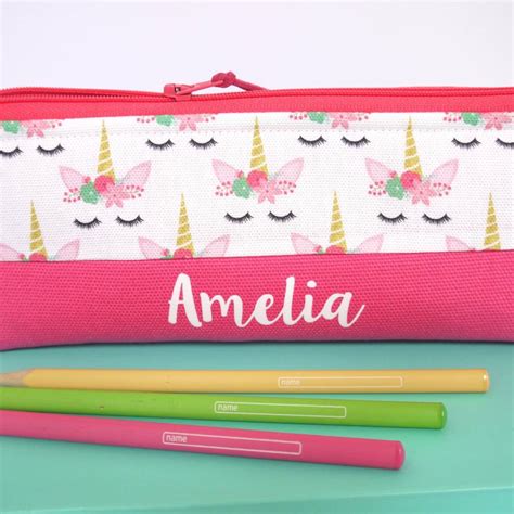 Unicorn Personalised Pencil Case By Jackie Martin Designs | notonthehighstreet.com